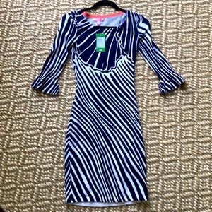 NWT Lilly Pulitzer, Navy and white dress